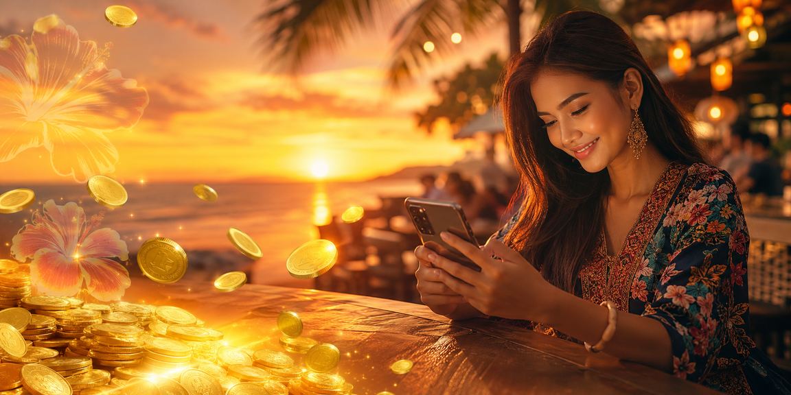 Pengguna mengakses platform 427 menggunakan telefon pintar di Kota Kinabalu